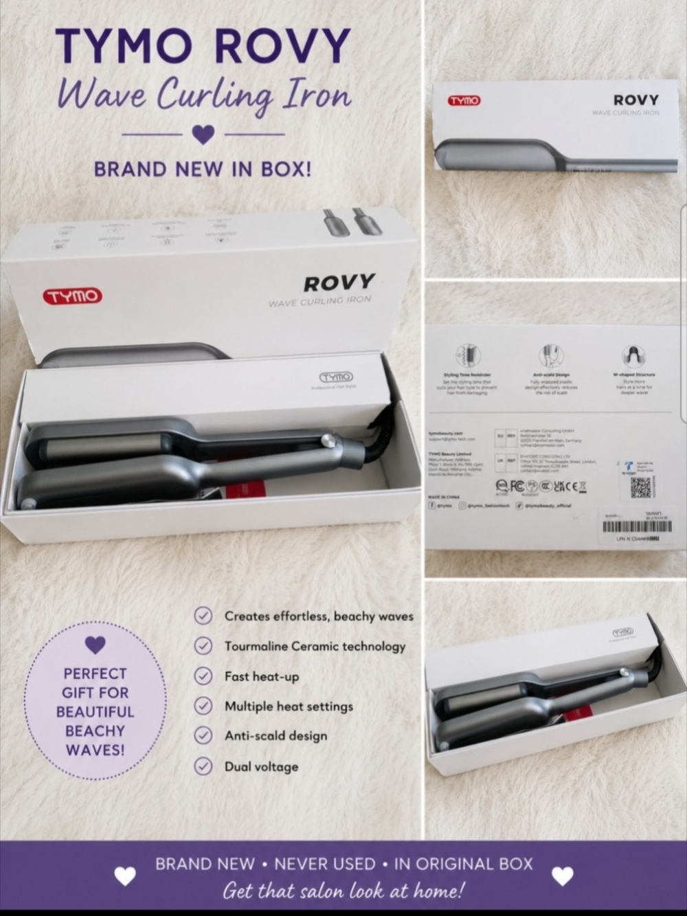Wave Curling Iron - Silver